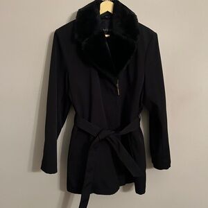 Dana Buchman Black 3/4 Lengrh Jacket